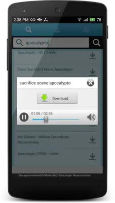 Simple MP3 Downloader android App screenshot 2